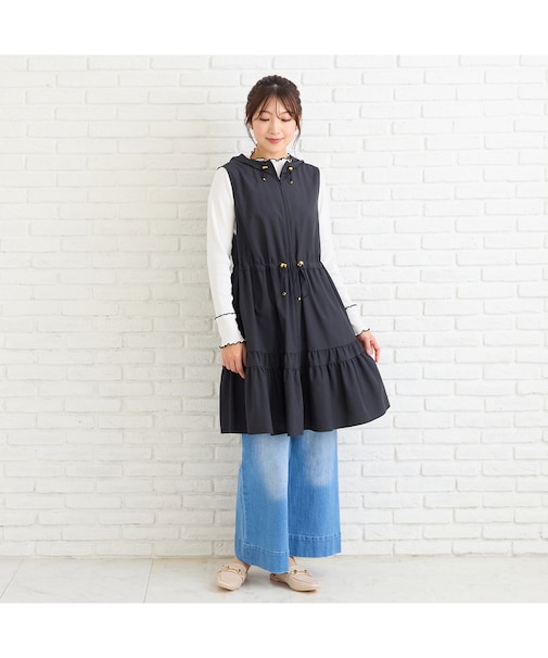 【人気追加】【LIMONTA】【防水/防風/透湿/花粉防止】フレアジレ