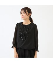 【セットアップ対応】バルーンヘムブラウス