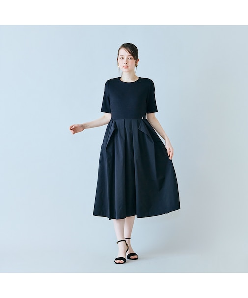 デザインスカートワンピース