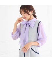 【接触冷感/UVカット/防シワ】リネンライクジャンパースカート