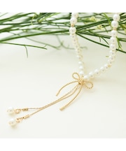 リボンスライド式ネックレス