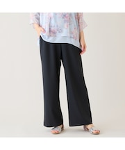 【吸水速乾/接触冷感/UVカット】ワイドベルトパンツ