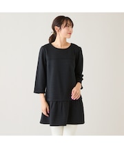 リボンディテールスウェットチュニック