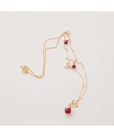 リンゴのネックレス