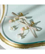 チョコがけいちごのイヤリング