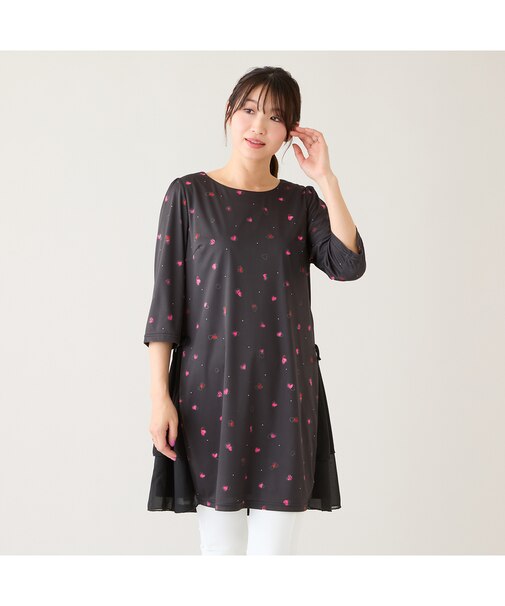 ハートプリントチュニック