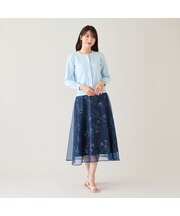 フラワープリントフレアスカート