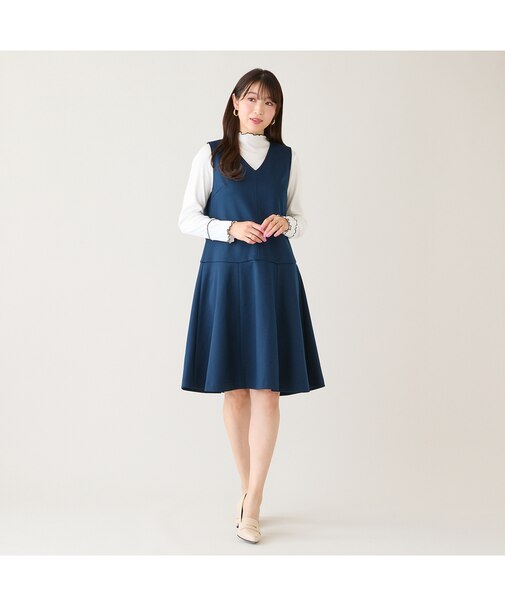 バックリボンジャンパースカート