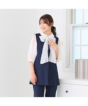 【セットアップ対応】【イージーケア】ストレッチツイルジレ