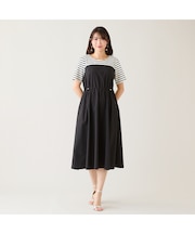 ビスチェドッキングドロストワンピース