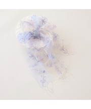 コード刺繍グラデーションストール