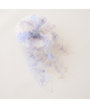 コード刺繍グラデーションストール