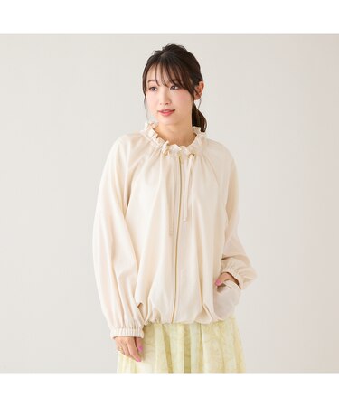 【撥水/UVカット/接触冷感】シアーブルゾン