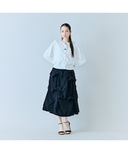 立体リボンモチーフロングスカート