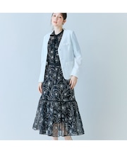 カラミノーカラーVネックジャケット