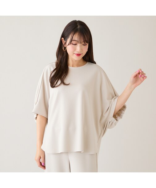 【セットアップ対応】コクーンシルエットプルオーバー