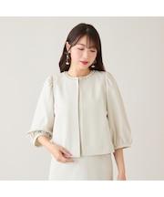 【UVカット/イージーケア】ノーカラージャケット