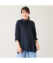 フリルバンドカラーブラウス