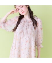 わんこプリントチュニックブラウス