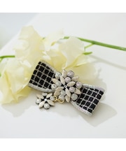 【3WAY】リボン刺繍ブローチ