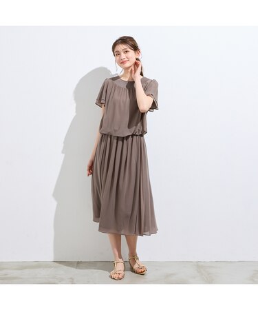 【セットアップ対応】フレアプリーツスカート