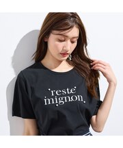 reste mignon ロゴTシャツ