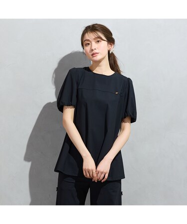 【M-StyleLuxeコラボ】クールトリコットフレアカットソー