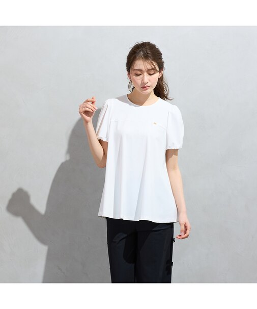【M-StyleLuxeコラボ】クールトリコットフレアカットソー