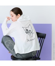 【KUROMI】クロミ プリントラッシュガード素材パーカー