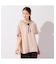 【接触冷感】配色リボンフリル襟ブラウス