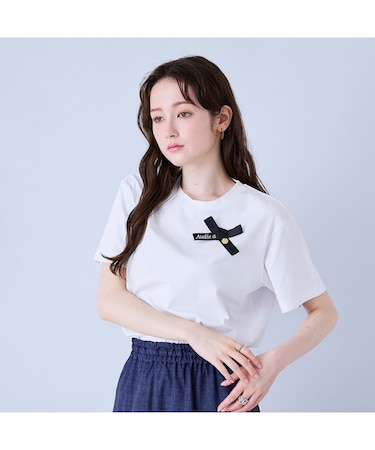 Audie a Musesロゴ入りリボンカットソー