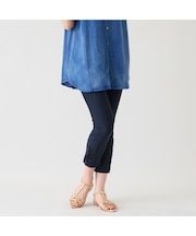 【人気のため追加】【接触冷感/UVカット/伸縮性◎】フラワーレースレギンスパンツ