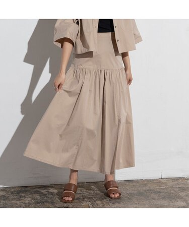 切替ギャザースカート