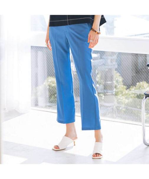 ジョーゼットフレアパンツ