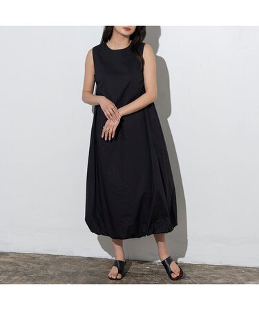 ヘムバルーンギャザーワンピース