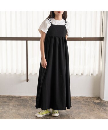 クレープキャミワンピース