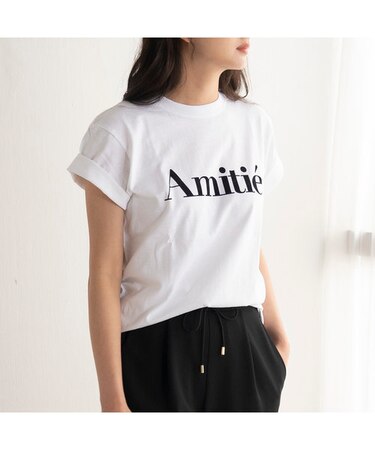 AmitieフロッキーロゴTシャツ