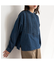 ドルマンスリーブデニムシャツ