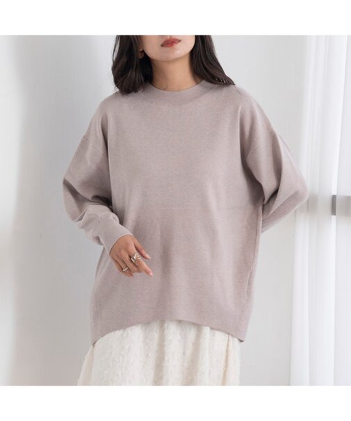 バックスリットニット