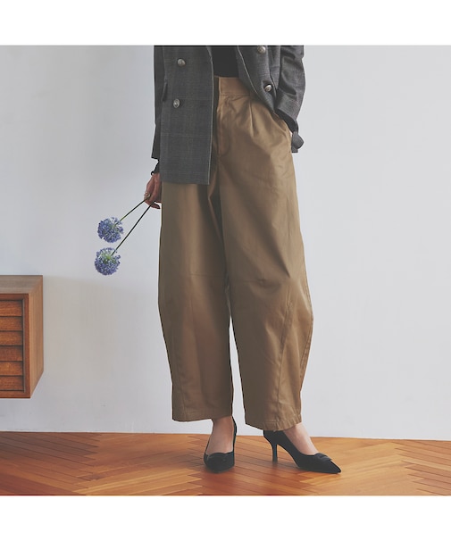 撥水カーブパンツ