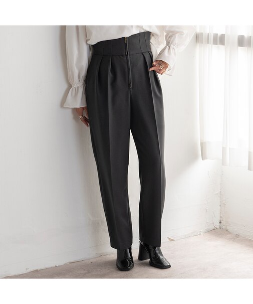 【雑誌掲載】ハイウエストタックパンツ