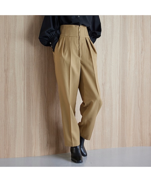 【雑誌掲載】ハイウエストタックパンツ