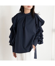 【雑誌掲載】フリルスリーブブラウス