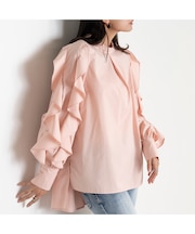 【雑誌掲載】フリルスリーブブラウス