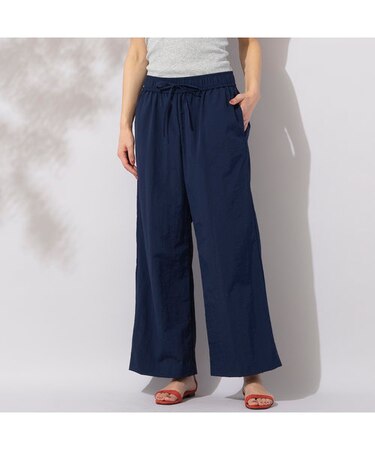 タフタ・ワイドストレートパンツ