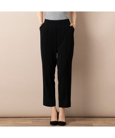 フロントピンタック・アンクル丈パンツ