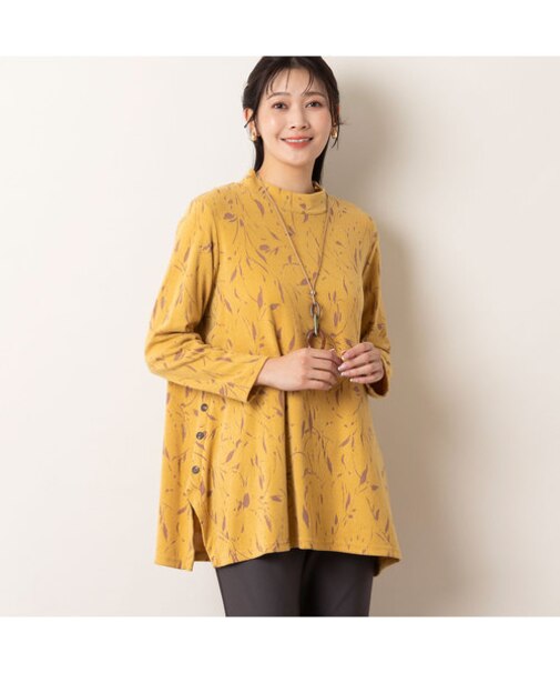 〔カレンサーモ〕ヘムデザインプルオーバー