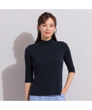 【S・Mサイズ】ハイネック七分袖Tシャツ