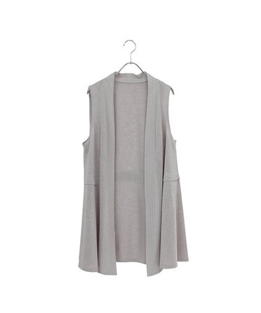 リネンライク 着流し風ベスト