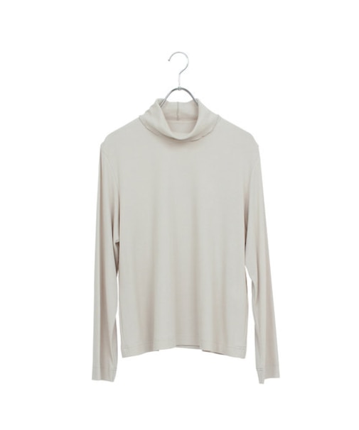 【Sprout.】強撚ミラノリブ　ハイネックＴシャツ